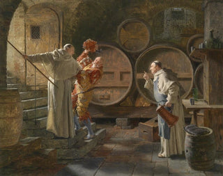 After a Heavy Session - Eduard von Grützner — artwork view