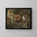After a Heavy Session - Eduard von Grützner — framed artwork on a wall