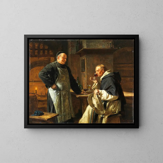 Goldeck de Schlumberger - Eduard von Grützner — framed artwork on a wall