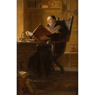 Eduard von Grtzner - Studying monk.webp