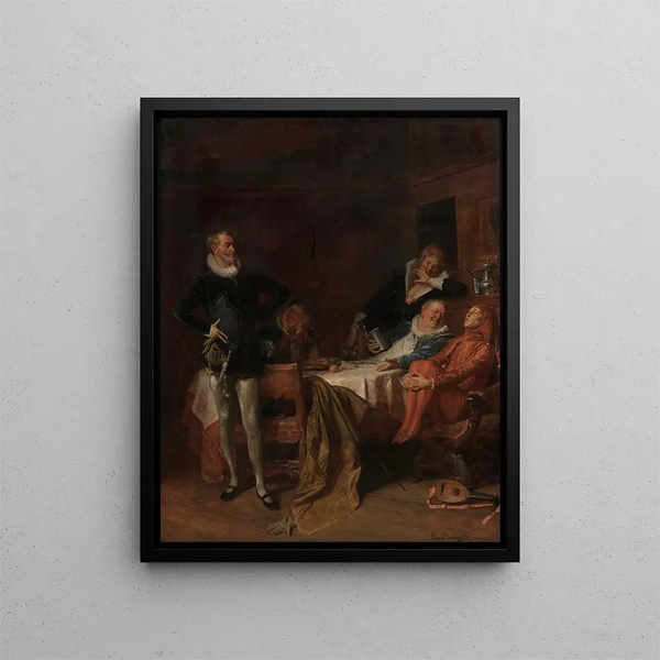 What You Want - Eduard von Grützner — framed artwork on a wall