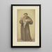Saint Anthony of Padua with the Child Jesus in his arms 1862 - Eduard von Steinle — framed artwork on a wall