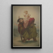 Reproduction of the painting Saint Christopher with the Child Jesus in the river 1857 - Eduard von Steinle