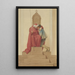 Reproduction of the painting of a major penitential cardinal during Holy Week at Saint Peter in Rome - Eduard von Steinle