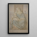 Madonna - Eduard von Steinle — framed artwork on a wall