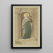 Saint Elizabeth - Eduard von Steinle — framed artwork on a wall