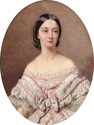 Portrait of Françoise de Bragance, Princess of Brazil - Eduardo De Lobo De Moira — artwork view