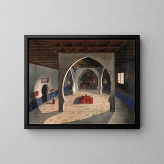 A mosque - Eduardo Flórez Ibáñez — framed artwork on a wall