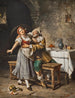 an impetuous knight in a wine cellar - Eduardo Gelli — artwork view