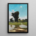 Reproduction of the painting Parc Spinelli - Eduardo Monteforte