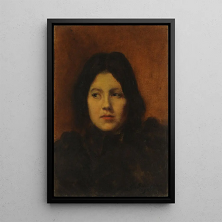 Margot - Eduardo Schiaffino — framed artwork on a wall