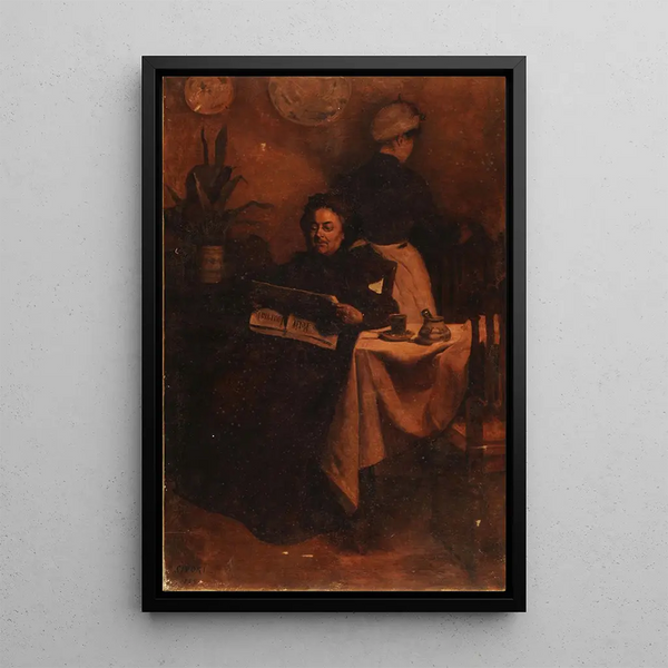 Reproduction of the painting La Petite Rentière - Eduardo Sivori