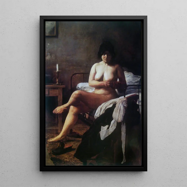 Reproduction of the painting The awakening of the good - Eduardo Sivori