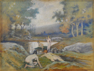 Women bathing - Eduardo Sivori — artwork view
