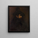 Man with a Large Hat - Eduardo Zamacois y Zabala — framed artwork on a wall