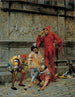 Bouffons jouant au Cochonnet - Eduardo Zamacois y Zabala — artwork view