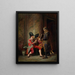 Les musiciens Musique dans une antichambre - Eduardo Zamacois y Zabala — framed artwork on a wall