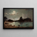 Beach of Botafogo - Eduardo de Martino — framed artwork on a wall