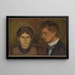 Aase and Harald Nørregaard - Edvard Munch — framed artwork on a wall
