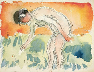 Acte se dénudant - Edvard Munch — artwork view