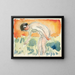 Acte se dénudant - Edvard Munch — framed artwork on a wall