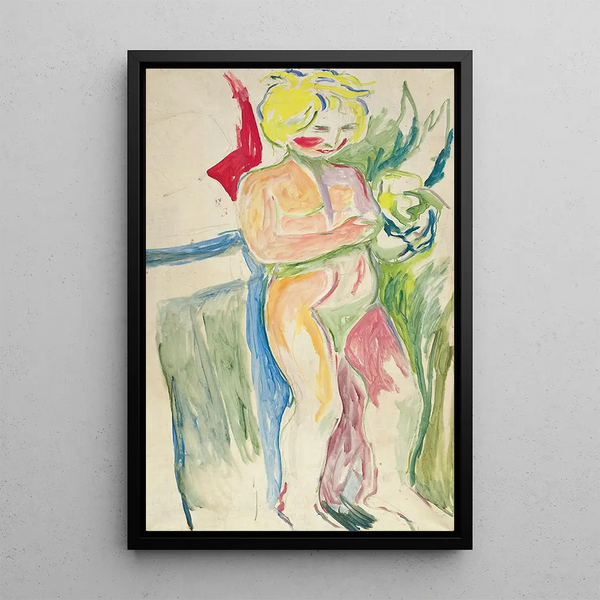 Reproduction of the painting Alma Mater enfant debout - Edvard Munch