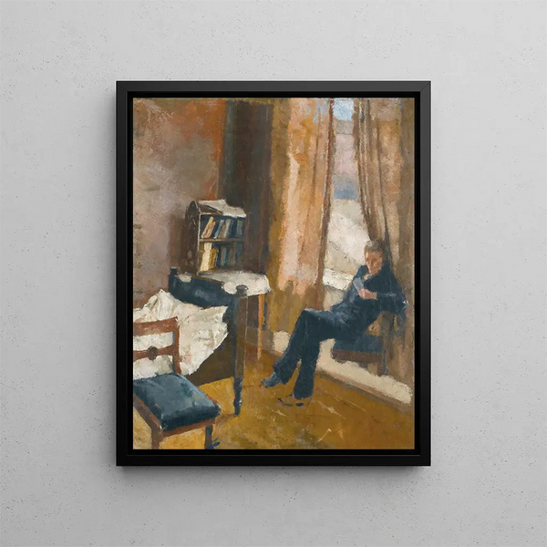 Andreas Reading - Edvard Munch — framed artwork on a wall