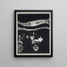 Anxiety - Edvard Munch — framed artwork on a wall