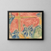 Scene of Workers - Edvard Munch — framed artwork on a wall