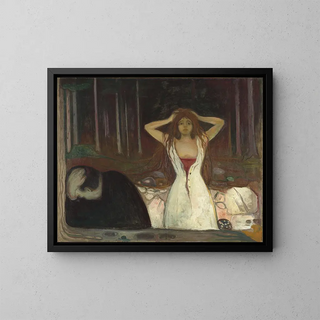 Cendres - Edvard Munch — framed artwork on a wall