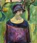 Birgit Prestø in the garden - Edvard Munch — artwork view