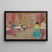 Scene of Brothel - Edvard Munch — framed artwork on a wall