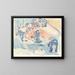 Construction Work - Edvard Munch — framed artwork on a wall