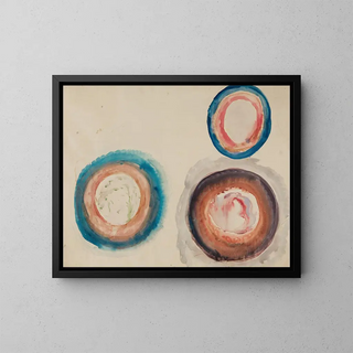 Les illusions d'optique malades - Edvard Munch — framed artwork on a wall