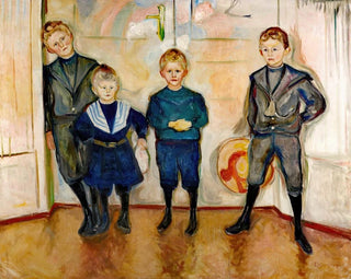 Les fils du Dr Lindes - Edvard Munch — artwork view