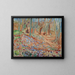 Forest of Ash Trees in Spring - Edvard Munch — framed artwork on a wall