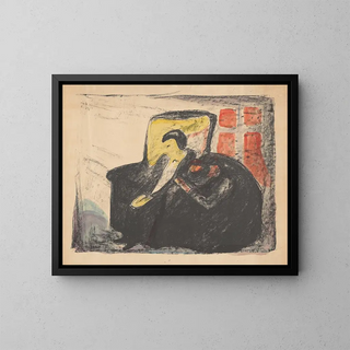 Ghosts Osvald - Edvard Munch — framed artwork on a wall