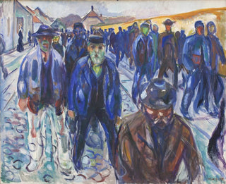 Travailleurs rentrants - Edvard Munch — artwork view