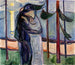 Kissing on the Beach - Edvard Munch — artwork view