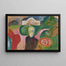 Proprietary Landowner Painting in the Park - Edvard Munch — framed artwork on a wall