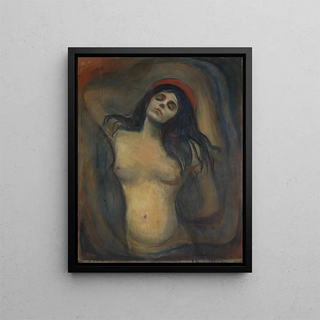 Madonna - Edvard Munch — framed artwork on a wall