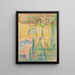 L'homme agit - Edvard Munch — framed artwork on a wall
