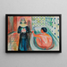 Marat in the bath and Charlotte Corday - Edvard Munch — framed artwork on a wall