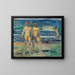 Men by the Sea - Edvard Munch — framed artwork on a wall