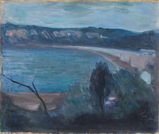 Moonlight on the Mediterranean - Edvard Munch — artwork view