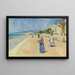 Morning on the Promenade des Anglais - Edvard Munch — framed artwork on a wall