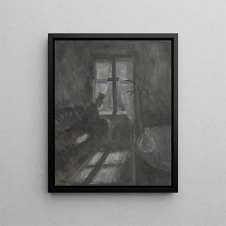 Natt I Saint-Cloud Nuit à Saint-Cloud - Edvard Munch — framed artwork on a wall