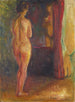 Nude Portrait in Front of the Mirror - Edvard Munch — artwork view
