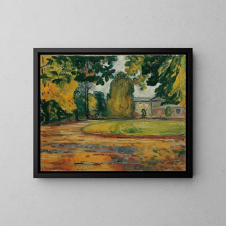 Park at Ksen - Edvard Munch — framed artwork on a wall