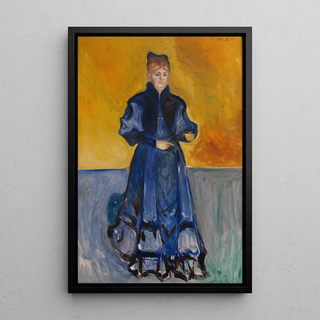 Reproduction of the painting Portrait of Madame Förster-Nietzsche - Edvard Munch